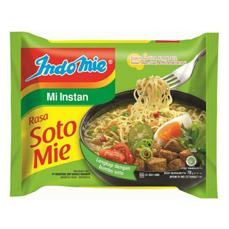 No Diet - Indomie Mie Instan all Varian Rasa Harga Ecer