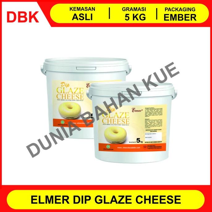 

ELMER DIP GLAZE 5 KG - TOPPING DONAT PISANG NUGGET - CHEESE KEJU ---NEW---