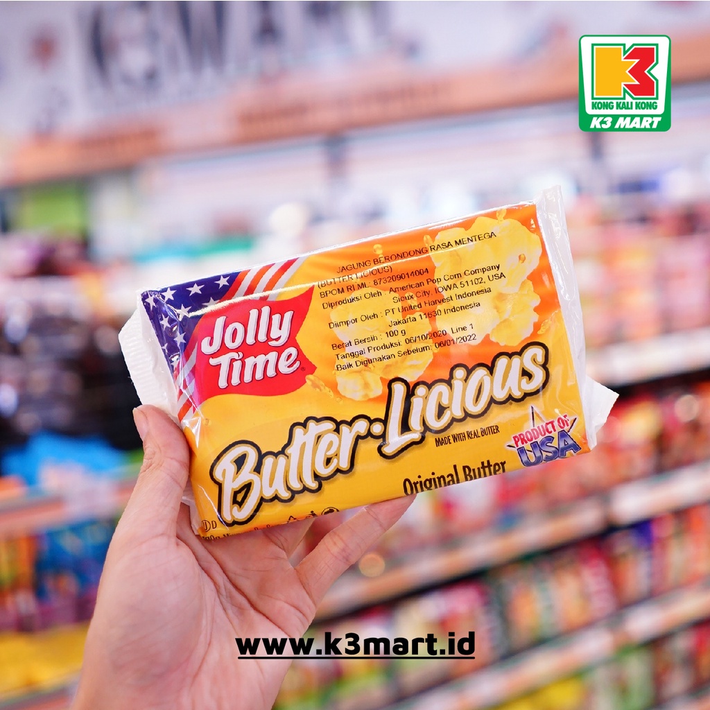 

Jolly Time Butter Licious 100gr