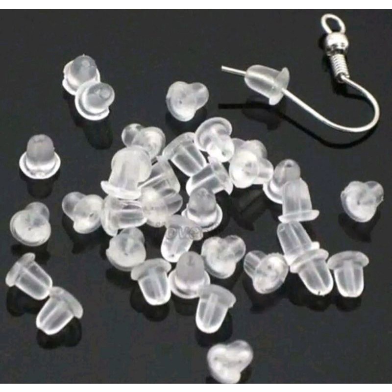 ( 20Pcs ) Stopper Karet Anting