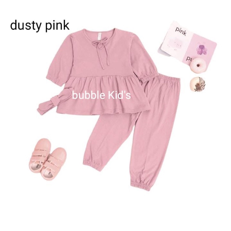 setelan bayi perempuan newborn-3 thn | setelan RIVANA | setelan anak perempuan lucu bahan adem