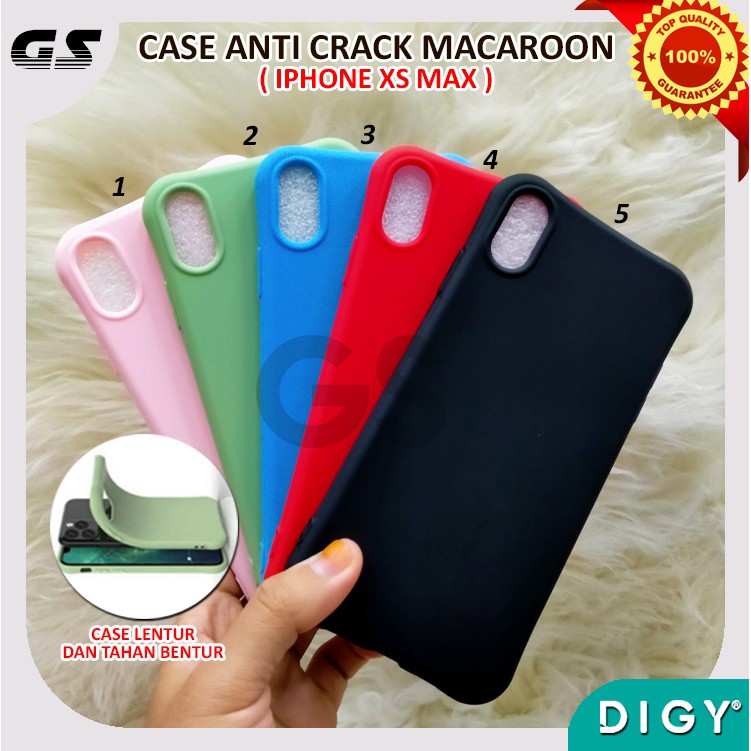 iPhone XR X XS  XS MAX  11 6.1  11 PRO 5.8  11 PRO MAX 6.5 TPU Case Casing Anticrack Macaron Warna