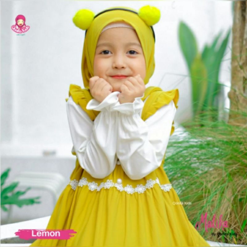 overall gamis kids Malika by Qonita kids