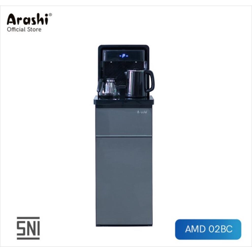 Arashi Dispenser Multifungsi 4 IN 1 Galon Bawah + Remote AMD 02 BC / AMD-02BC Hot Warm Cool Normal