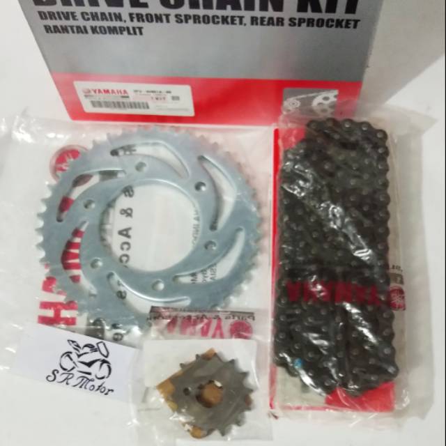 gearset girset chainkit gear gir set chain kit jupiter mx king 150 original