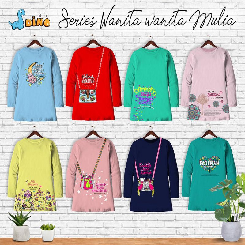 TUNIK PANJANG KAOS ANAK TANGGUNG ABG CEWEK PEREMPUAN FASHION BRANDED MODIS MUSLIM WANITA MULIA