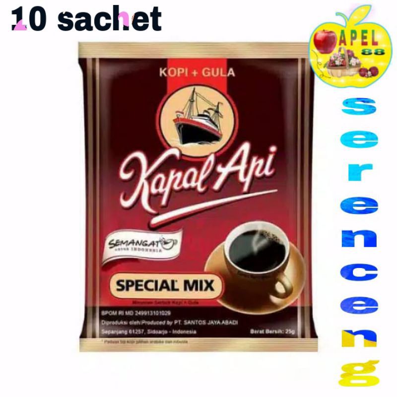 

kopi kapal api special mix renceng isi 10 sachet