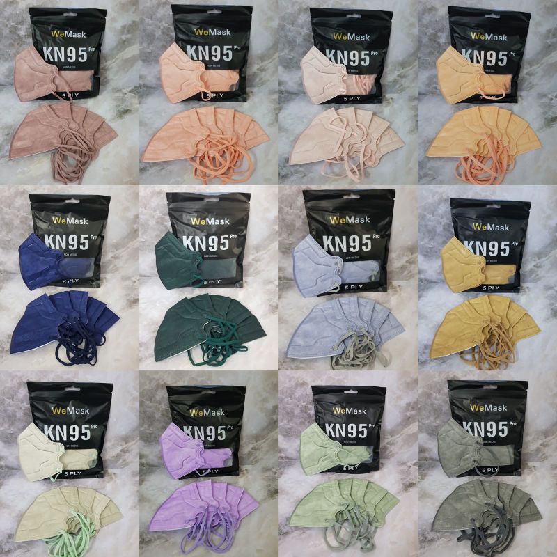 Masker KN95 Mouson PRO 5ply Facemask isi 10pc Masker model AER PRO KF 94 ISI 10pc