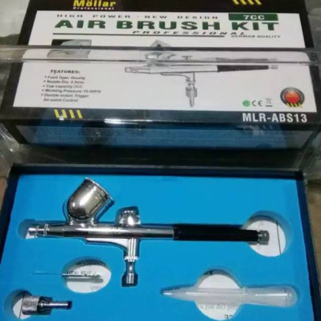 

AIR BRUSH KIT ALAT LUKIS SEMPROT ALAT CAT PEN SPET LUKIS MOLLAR 13AB 7CC