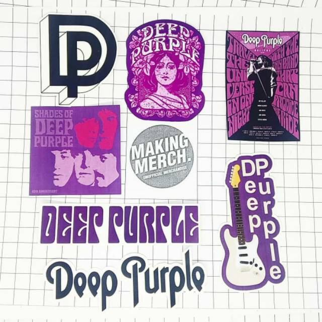 Stiker Band Deep Purple