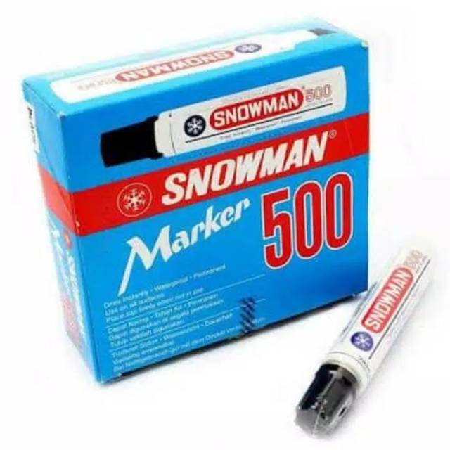 

Spidol Snowman Jumbo Marker 500 Permanen