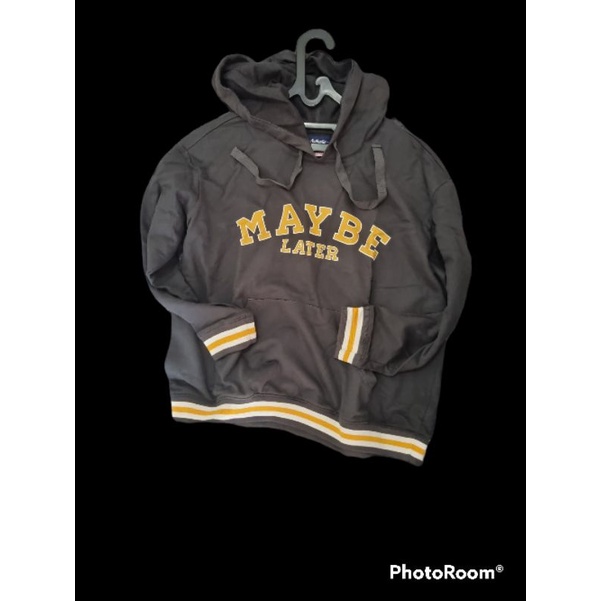 sweater logo jeans wanita original like new