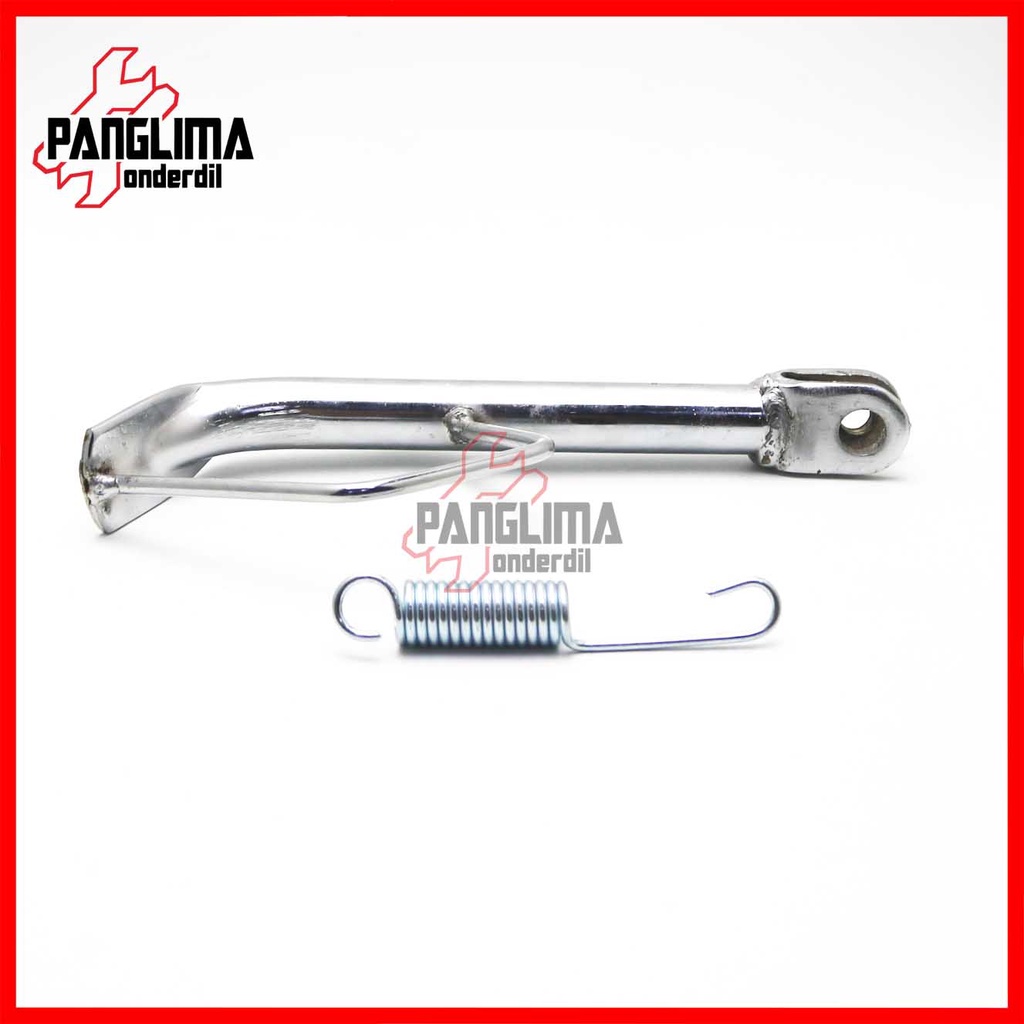 Stadar Samping Standart-Standard-Setandar-Jagang Pinggir-1 Motor Warna Chrome Untuk Ring 14