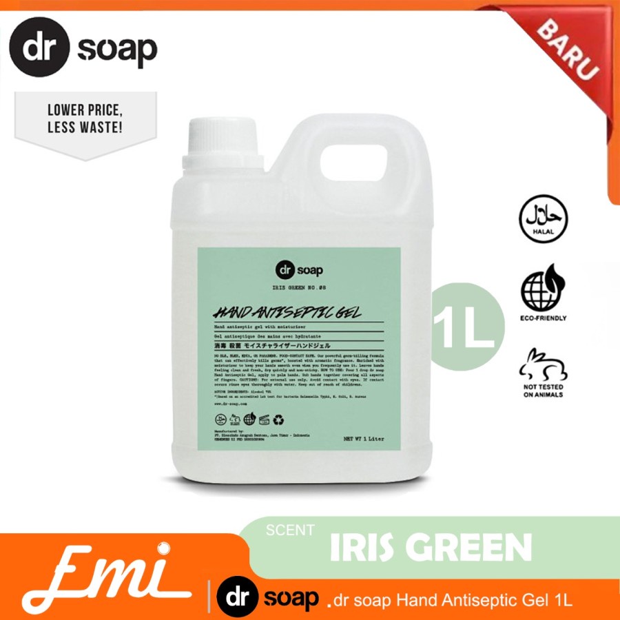 Dr soap Hand Antiseptic Gel 1L Hand Sanitizer 1Liter