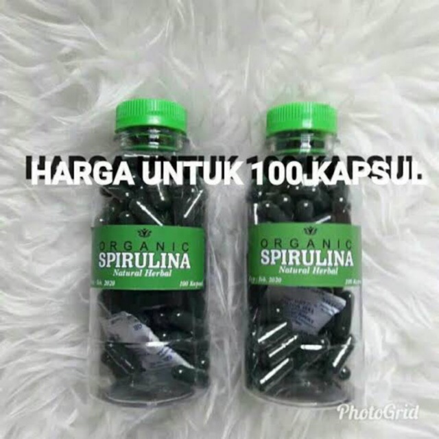 [ original ] harga perbotol / spirulina masker - masker spirulina origina - spirulina mask