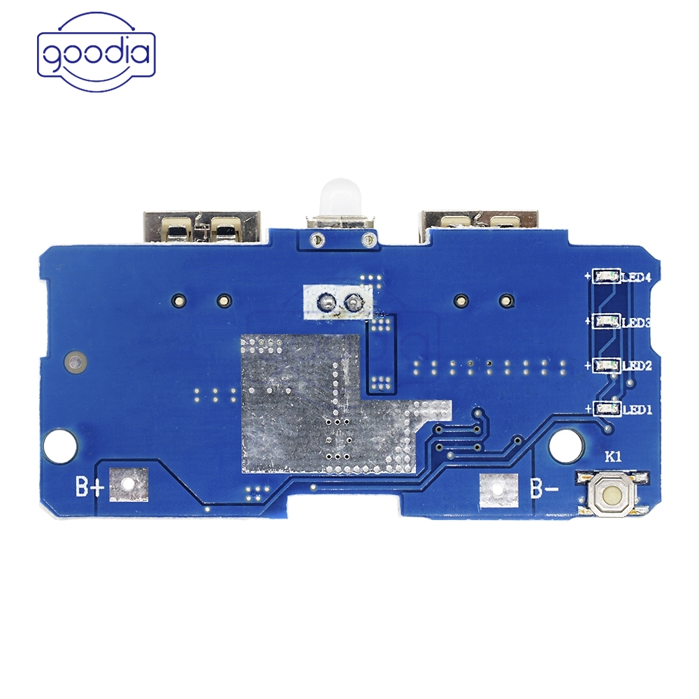 Papan Modul Power Bank 5v 2a Dual Usb Output Step Up