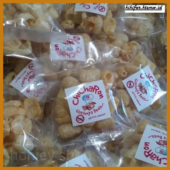 

Makanan-Kering- Kerupuk Kulit Babi Cicharon Hk 20Gram Per Ball, 1Ball Isi (20Bks) -Aneka.