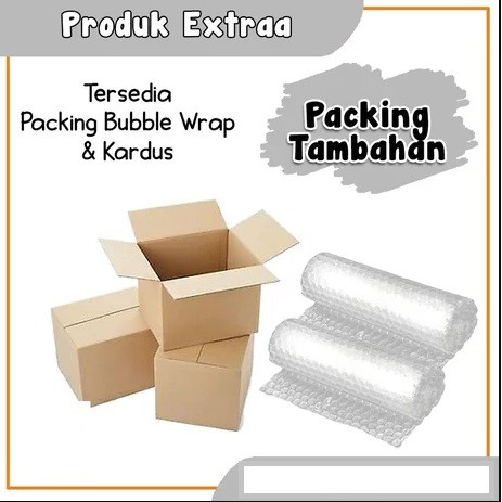 

Tambahan Packing Kardus dan Bubble Wrap