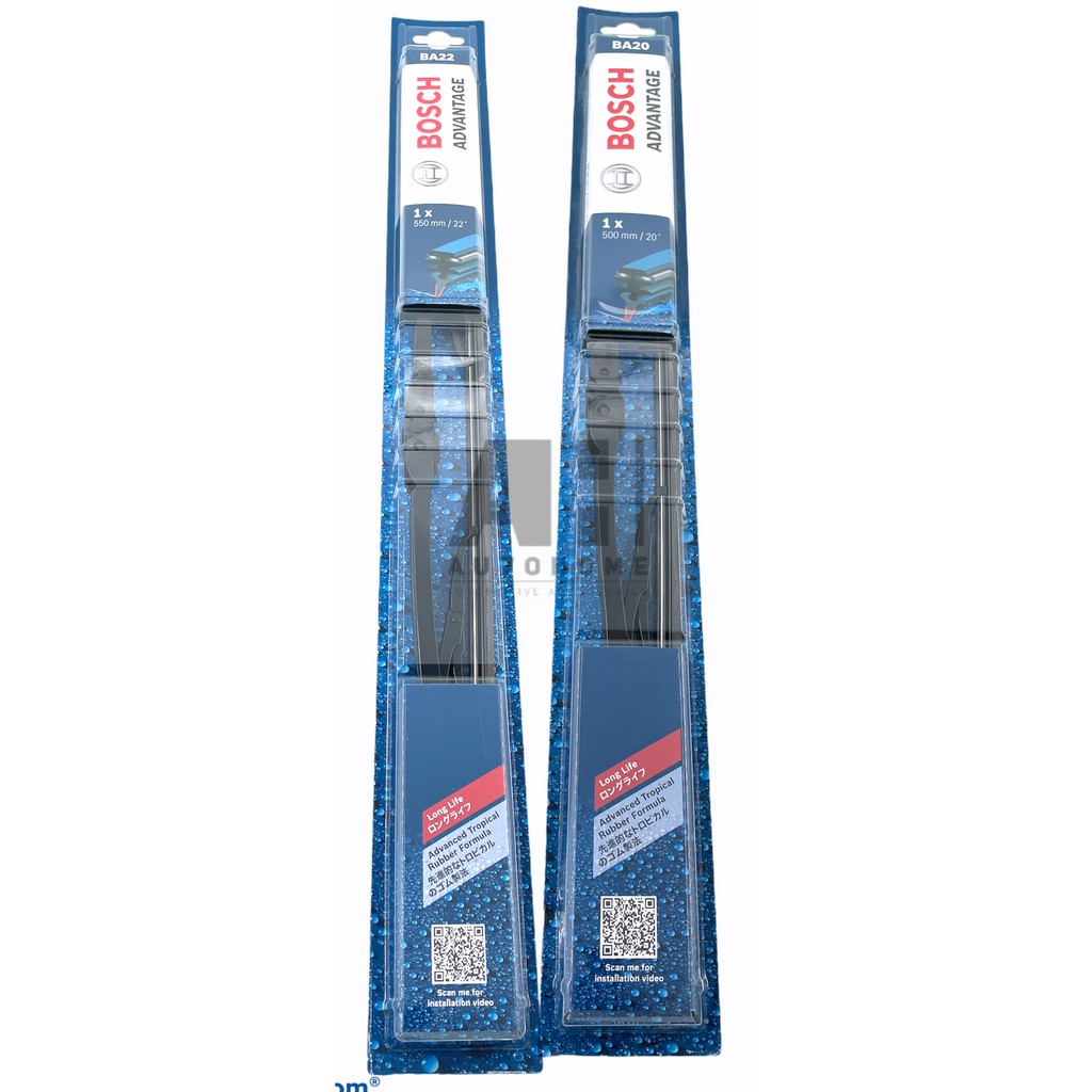 Wiper Toyota 86 - FT86 & Subaru BRZ - Bosch Advantage 22 20