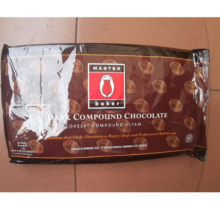 Star coklat blok tulip 500 gr. dark coklat blok. tulip master dark chocolate