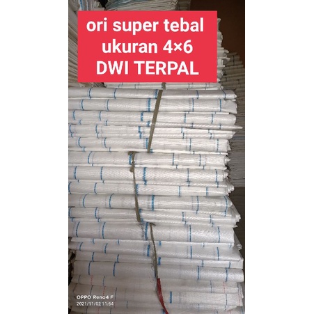 terpal hamparan super-super tebal.laminating plastik uv