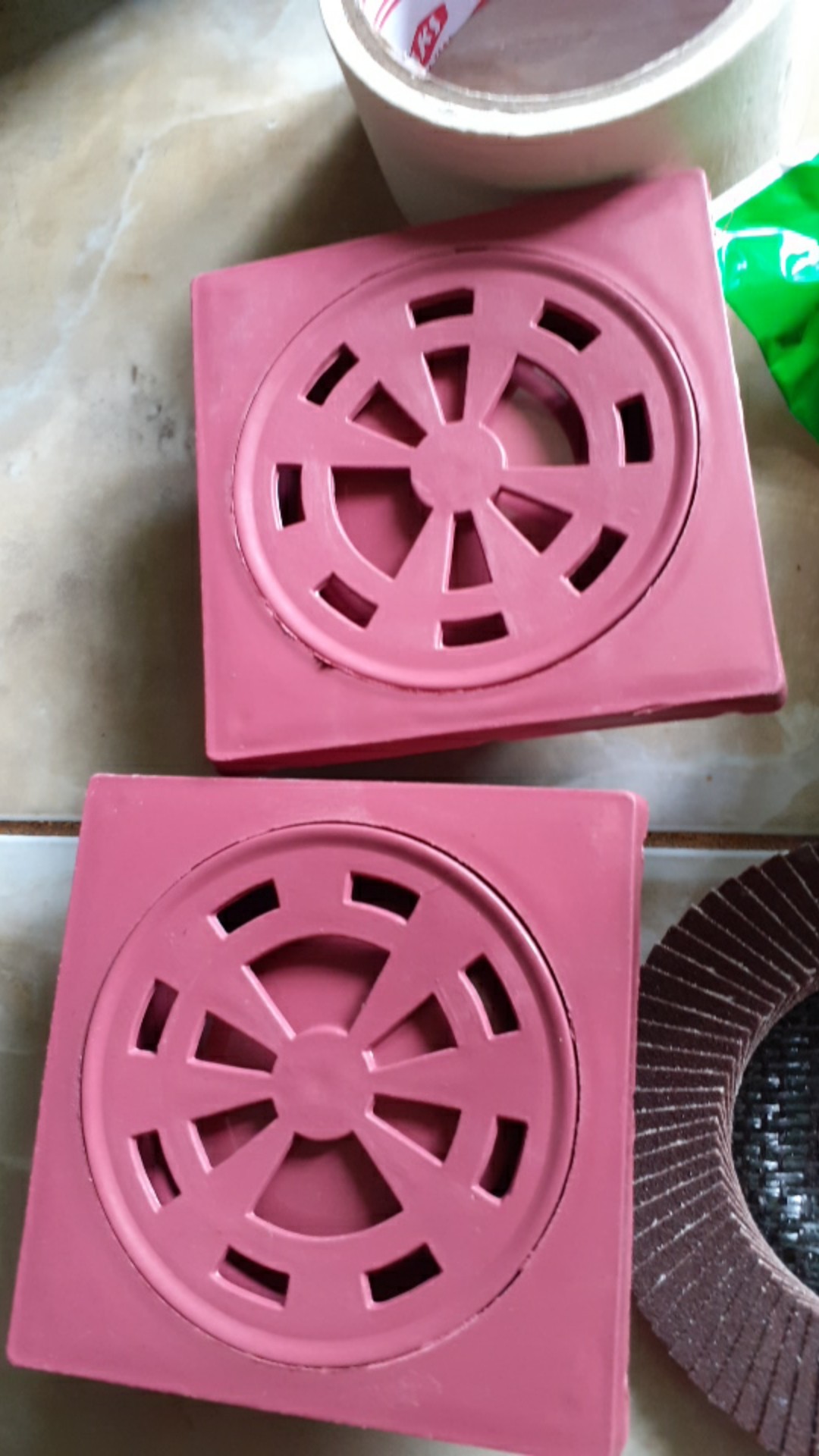 Mg Saringan Lubang Wc Saringan Penutup Kamar Mandi / Air Got Pvc Plastik Floor Drain Plastic