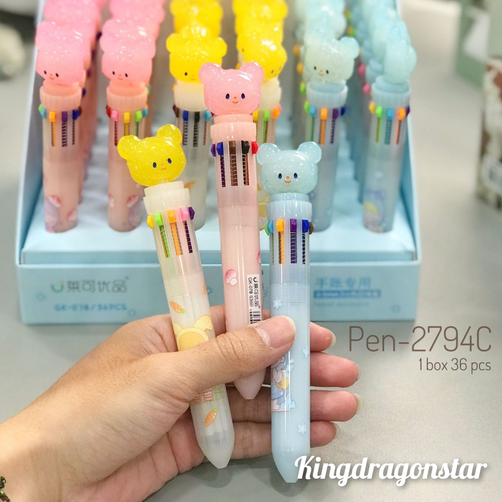 

COD PULPEN 10 WARNA KEPALA BONEKA LUCU / PEN ALAT TULIS KD209