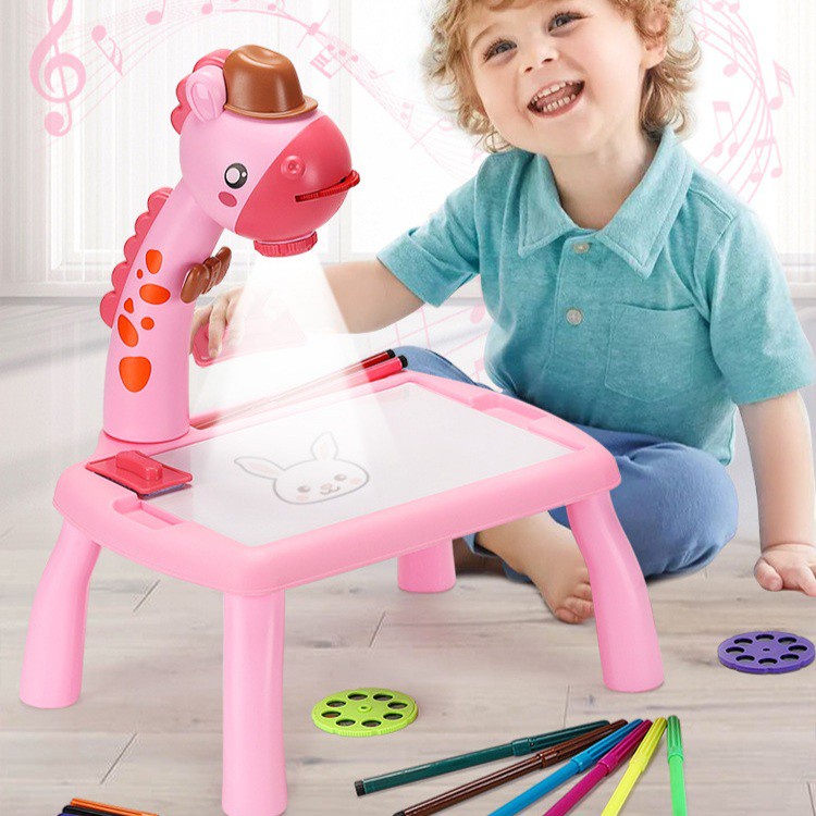 [AMORA] MAINAN ANAK PROYEKTOR PAINTING / MEJA JERAPAH MENGAMBAR PROYEKTOR / DRAWING PROYEKTOR