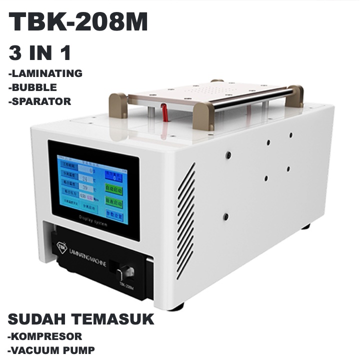 Mesin TBK-208M Mini 3 In 1 Bubble Dan laminating Plus Sparator Lcd