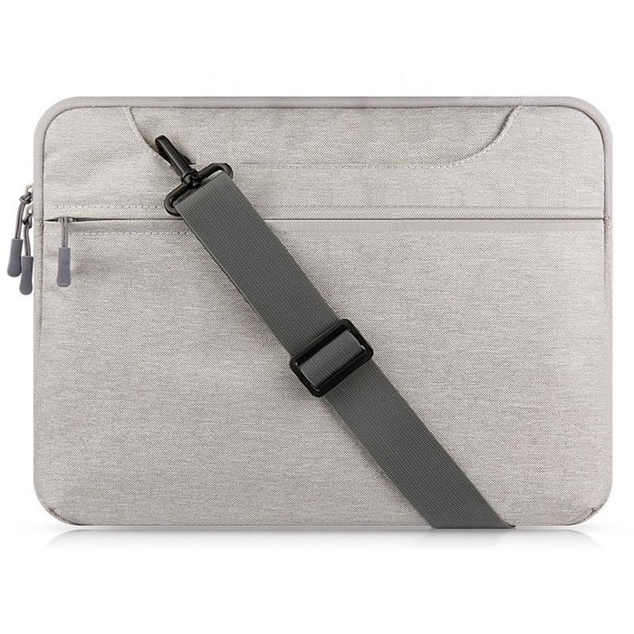 Cooltech Tas Laptop Macbook Selempang Nylon Grey 14 inch