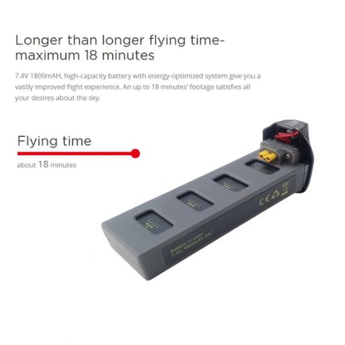 Baterai Battery Drone Mjx Bugs 2 SE 7.4 V 1800 mAh Li-Po Original