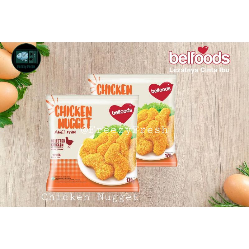 

BELFOODS chicken nugget 170gr