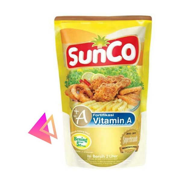 

Sunco minyak goreng refill 2 liter
