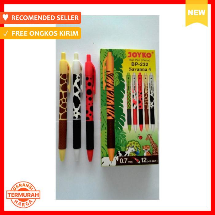 

Joyko Savanna 4 Bp 232 Hitam ( Per Lusin ) - Alat Tulis - Pulpen