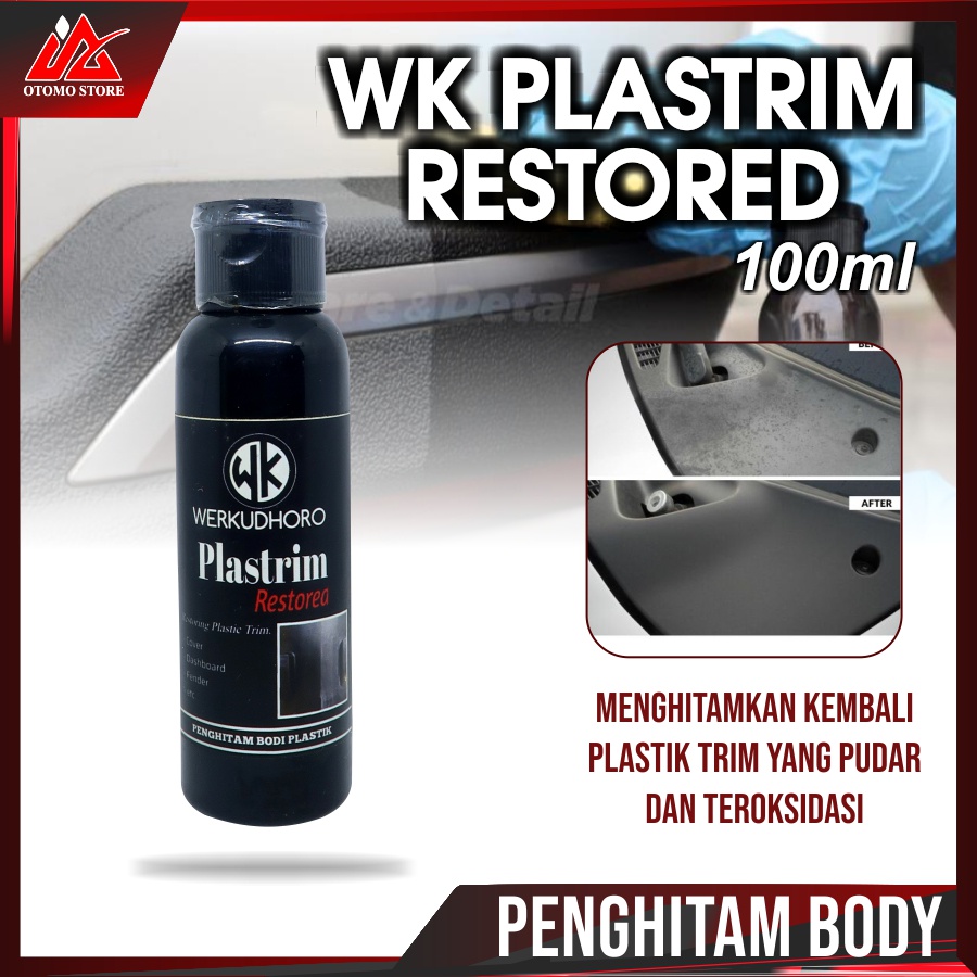 WK PLASTRIM Penghitam Body Permanen Penghitam Body Kasar Dashboard Spakbor Plastrim Restored back