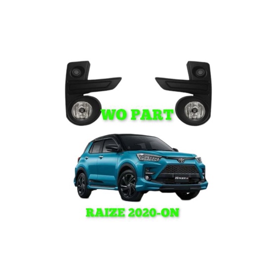 Foglamp toyota RAIZE/ROCKY tahun 2020-ON foglamp lampu kabut lampu depan Toyota RAIZE