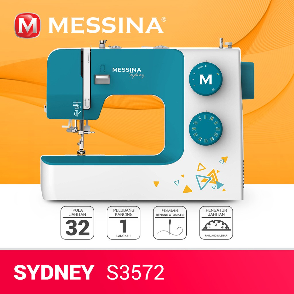 Messina Sydney S3572 Mesin Jahit Portable