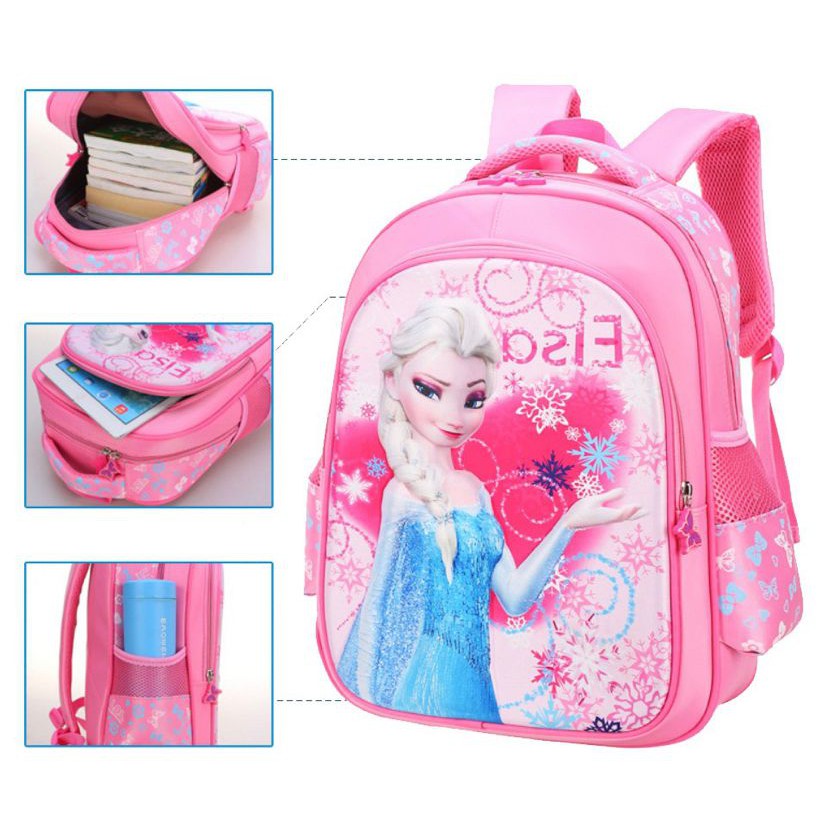 Tas Sekolah Anak Perempuan Ransel Sekolah Import Karakter Anak Perempuan Glossy Good Quality