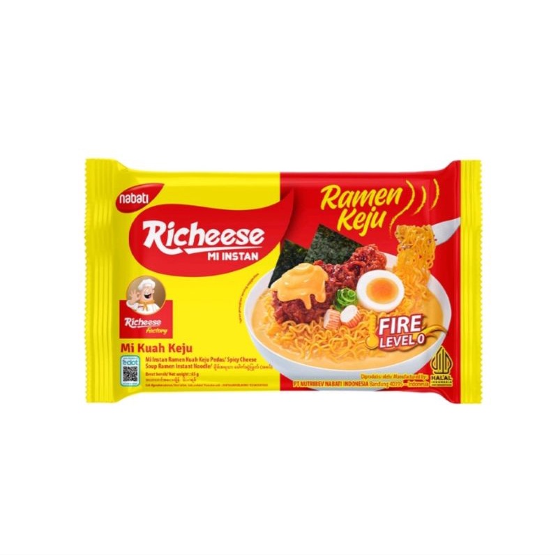 

Richeese Mie Kuah Ramen Keju Level 0 65 gr
