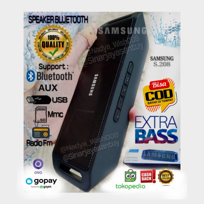 Speaker Bluetooth Samsung Extra Bass