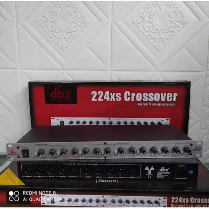 CROSSOVER DBX 224XS DBX 224 XS 4 Way Stereo plus Subwoofer