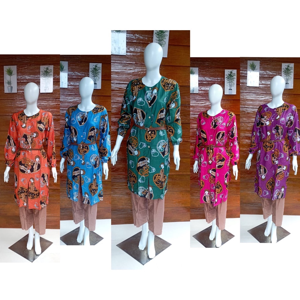 SETELAN  WANITA KEKINIAN | SETELAN BU TEJO | SETELAN CELANA PANJANG