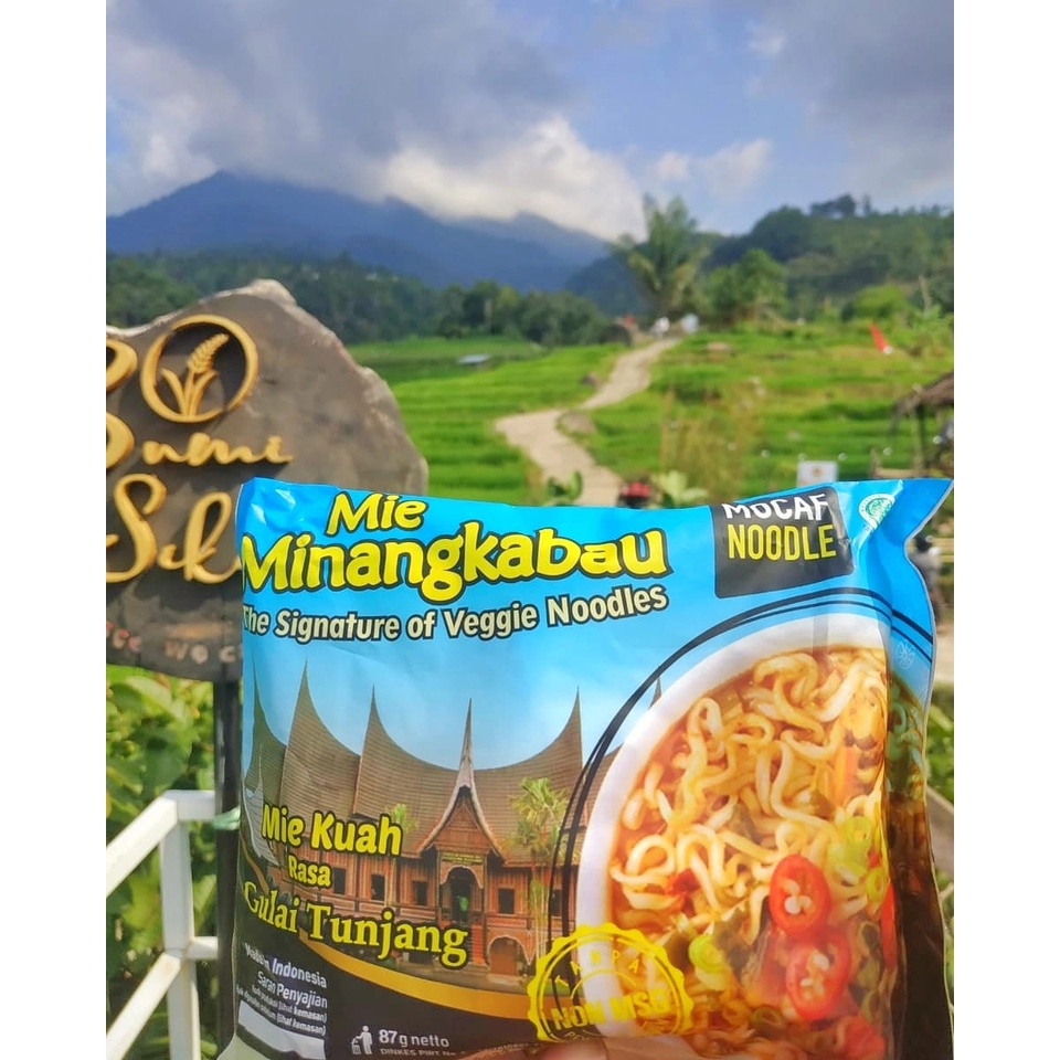 

Mie Minangkabau Rasa Tunjang Mie Instan Sehat No MSG Mi Mocaf Rasa Rendang Cancang Tunjang Makanan Pedas
