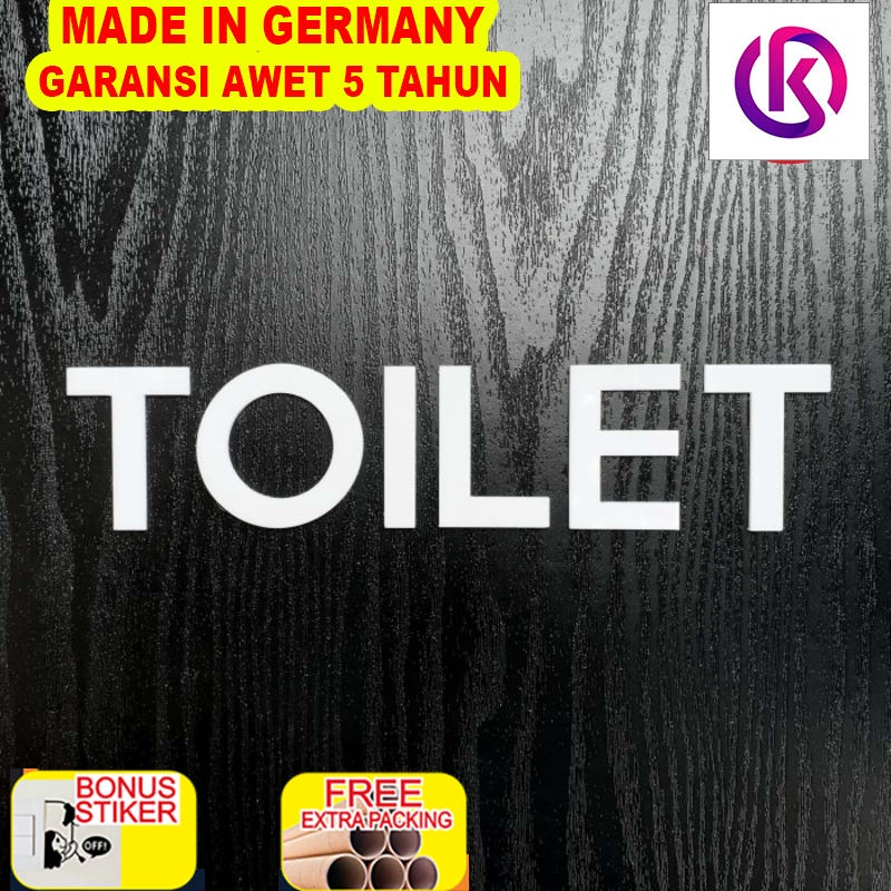 

Grosir Sign Huruf Timbul AKRILIK - TOILET - Signage Cafe/Resto/Kantor