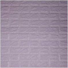 Wallpaper Dinding Foam 3D Kecil Motif Batu Bata / Wallpaper Dinding Foam DD509 [1KG=26PCS]-LIGHT PURPLE