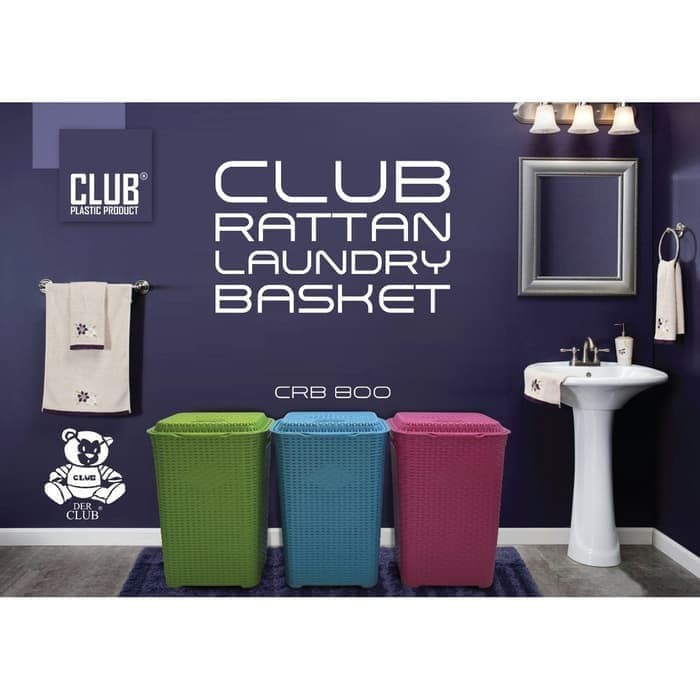  KERANJANG  BAJU  LAUNDRY BASKET MOTIF ROTAN CRB800 Shopee  