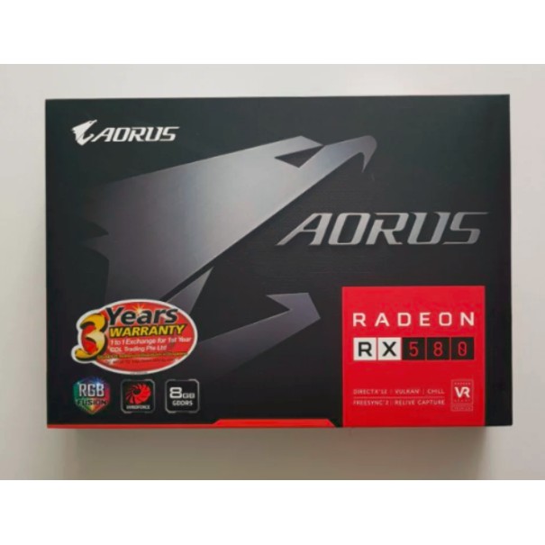 VGA AORUS RX 580 8 GB OC