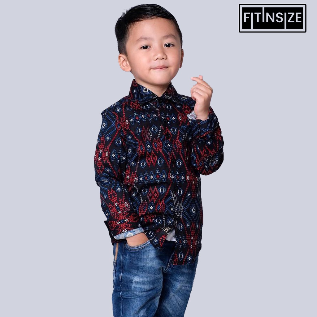 KEMEJA BATIK ANAK DIAMOND DAN BATI ANAK MUTIARA premium limited  edition