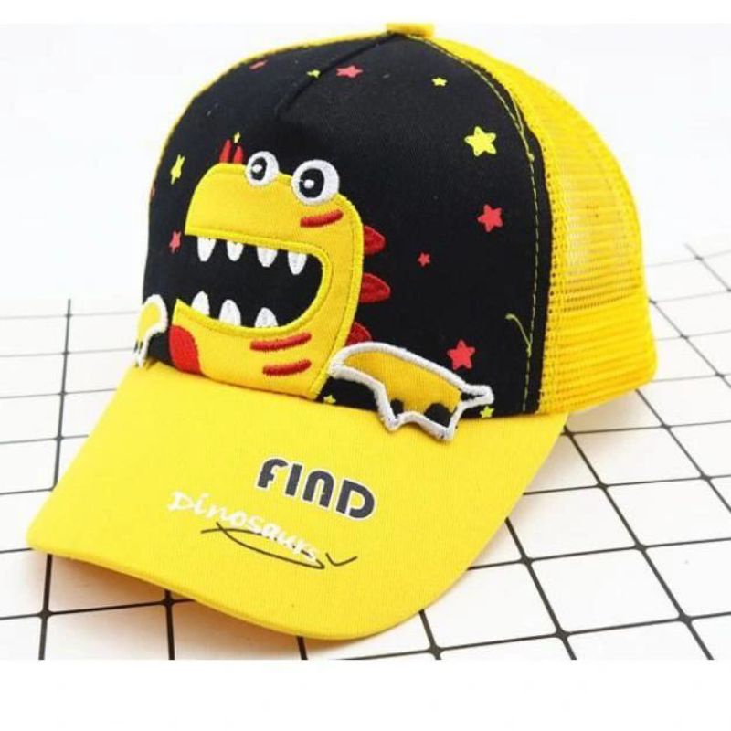 (BISA COD) 1-8thn TOPI BAYI TOPI ANAK TOPI ANAK LAKI LAKI TOPI BAYI LAKI LAKI TOPI BUCKET ANAK TOPI ANAK COWOK TOPI BUCKET BAYI TOPI ANAK PEREMPUAN TOPI ANAK IMPORT BUCKET HAT ANAK TOPI ANAK UNISEX TOPI ANAK MINNIE BABY SHARK BEAR LOL LED FROG 3D MURAH-DINO HTM KUNING 3-8T