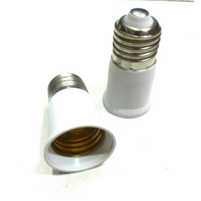 Fitting Lampu E27 65mm Pemanjang Extension LED Bohlam Downlight 65 mm Fitting Sambung